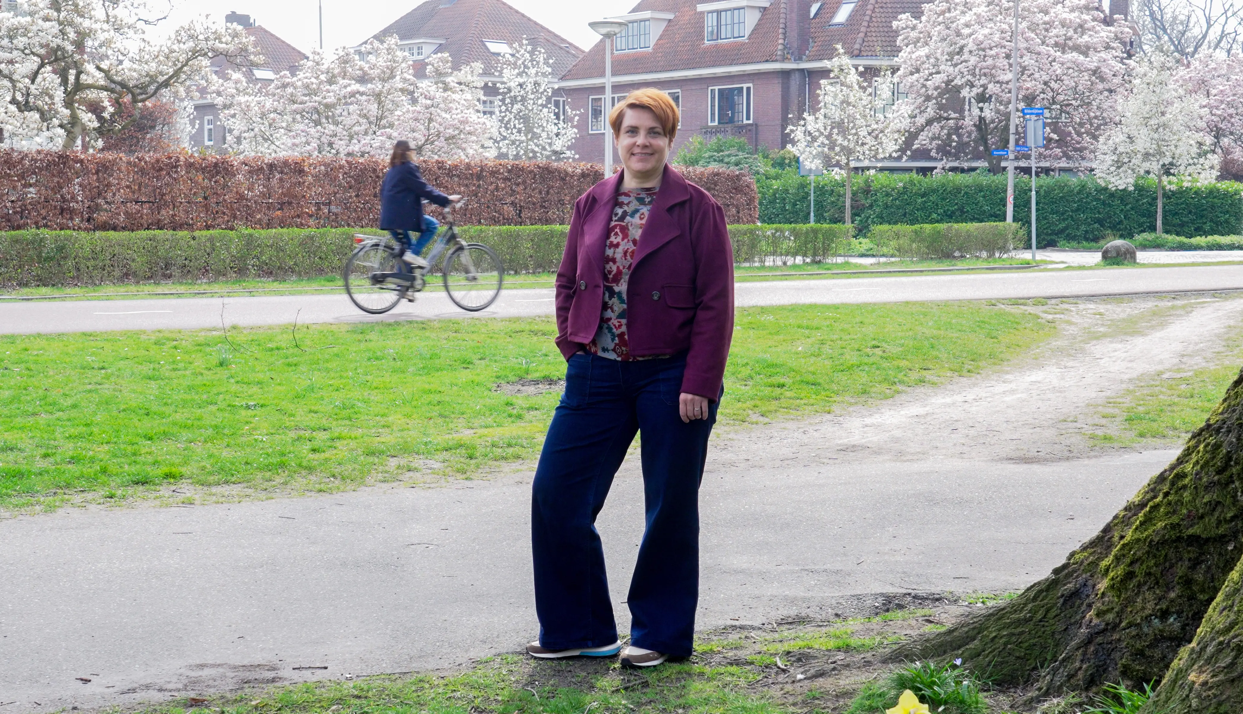 Vrouw op straat